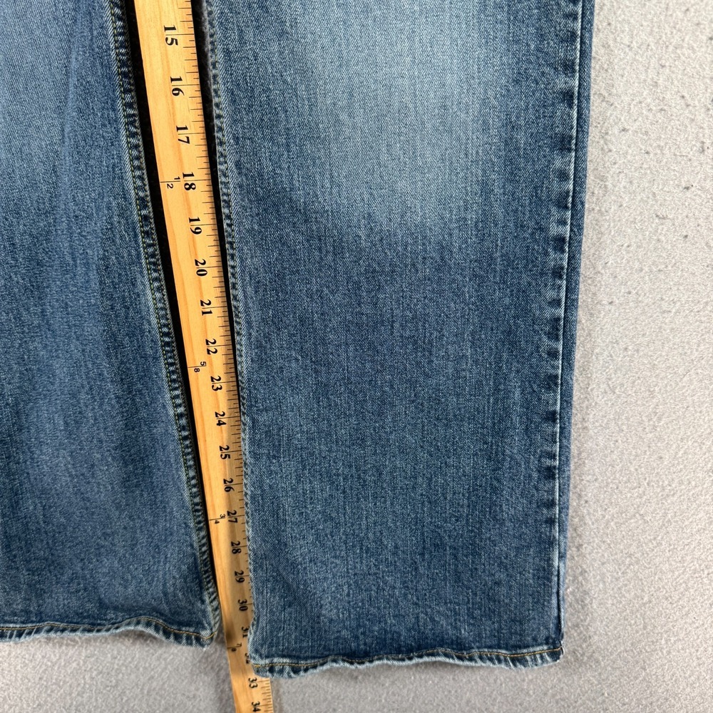 Vintage Old Navy Bootcut Jeans Womens 10 Regular Blue Lightwash Just Below Waist - Picture 12 of 14